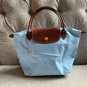 Longchamp small top handle tote